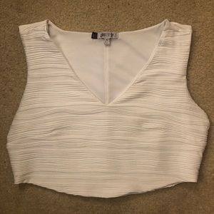 JLo white crop top